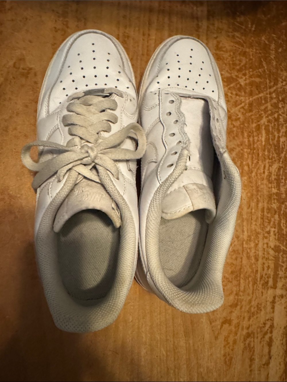Nike Women's White Leather Sneakers